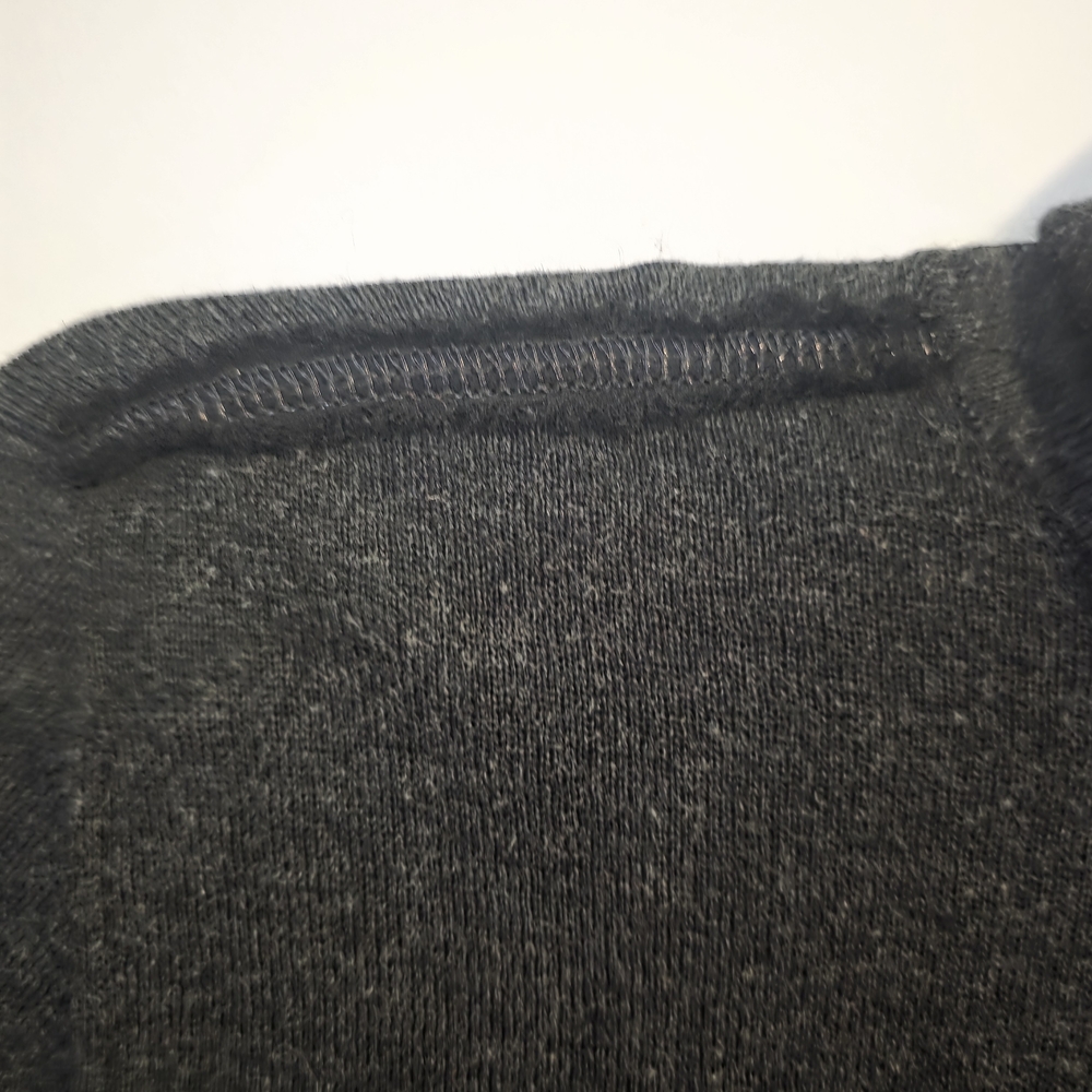 Luisa Cerano Silk Cashmere Blend Turtleneck Sweater Dark Charcoal Size 10 / Medi - Picture 5 of 11